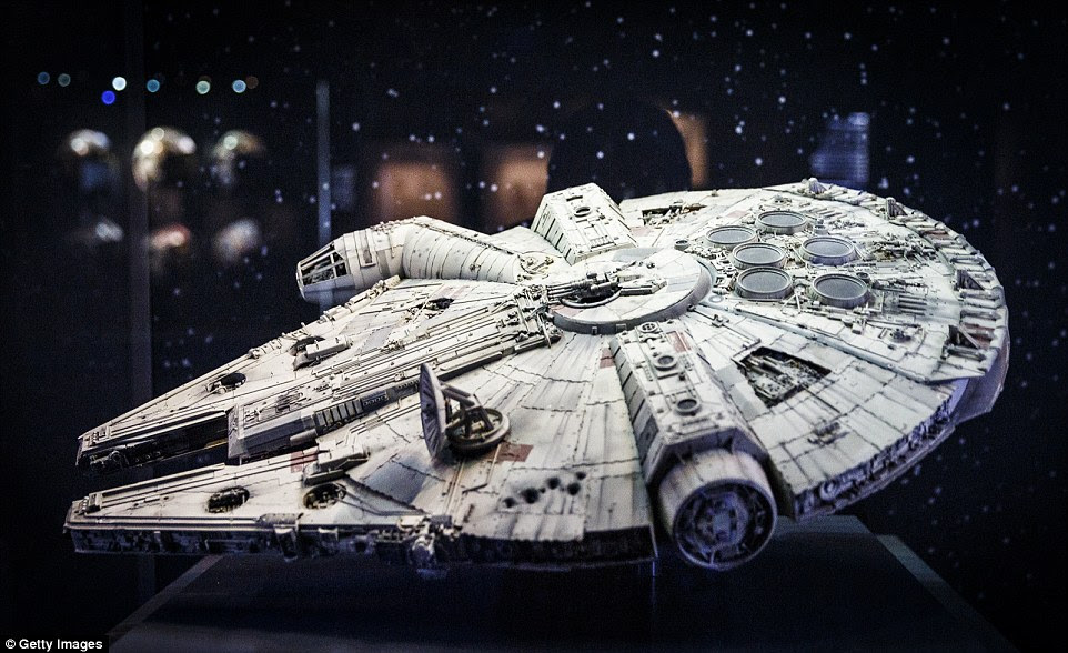 At first glance, you might mistake the icebreaker craft design as a spaceship from one of the Star Wars films. Pictured is the Millenium Falcon spaceship