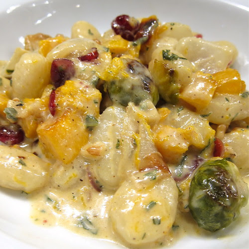 Gnocchi with Brussels Sprout & Butternut Squash