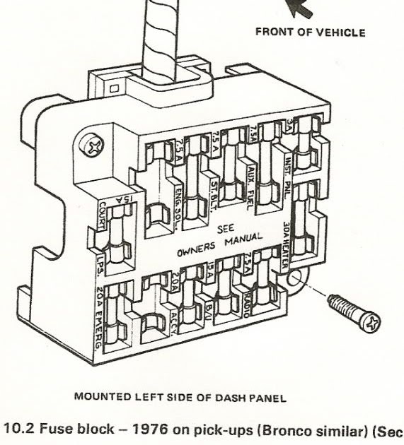 1979 Ford Ranchero Fuse Box Diagram