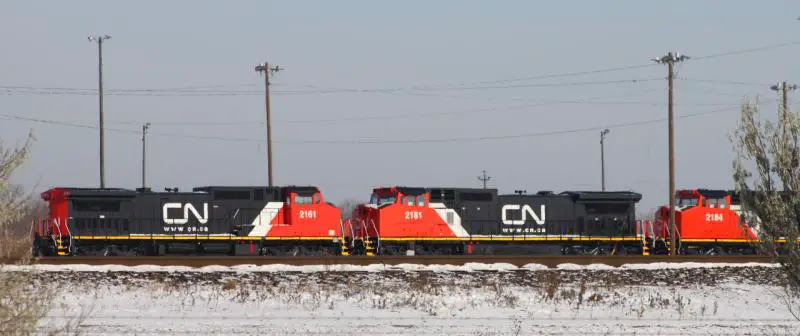 CN 2161, 2181 and 2184 in Winnipeg