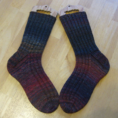 merino/silk socks
