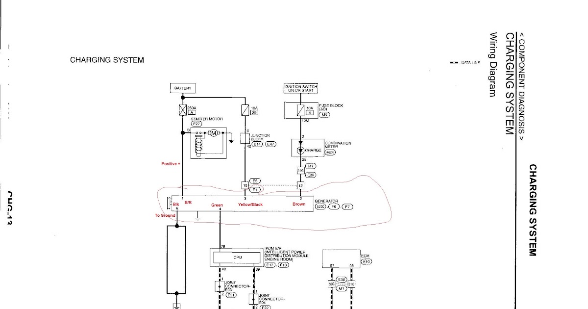 2006 Nissan Altima Alternator Wiring Diagram - Wiring Schema