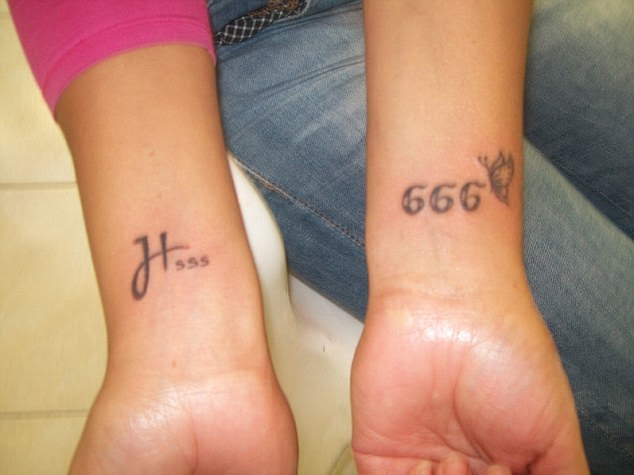 666 tattoo 666 Tattoo