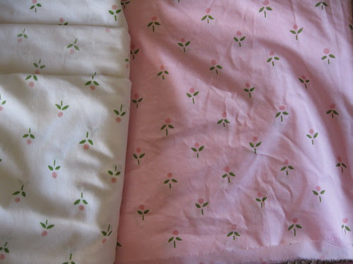 Vintage Sheet Dyed Pink