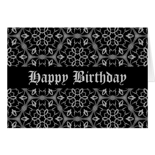 Alles Gute Zum Geburtstag Gothic, Alles... geburtstagsglückwünsche karte
