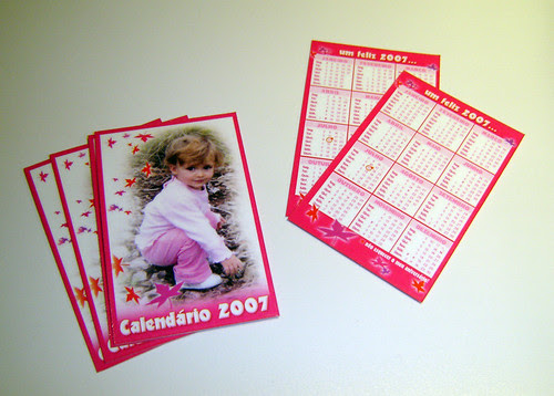 Calendário de Bolso