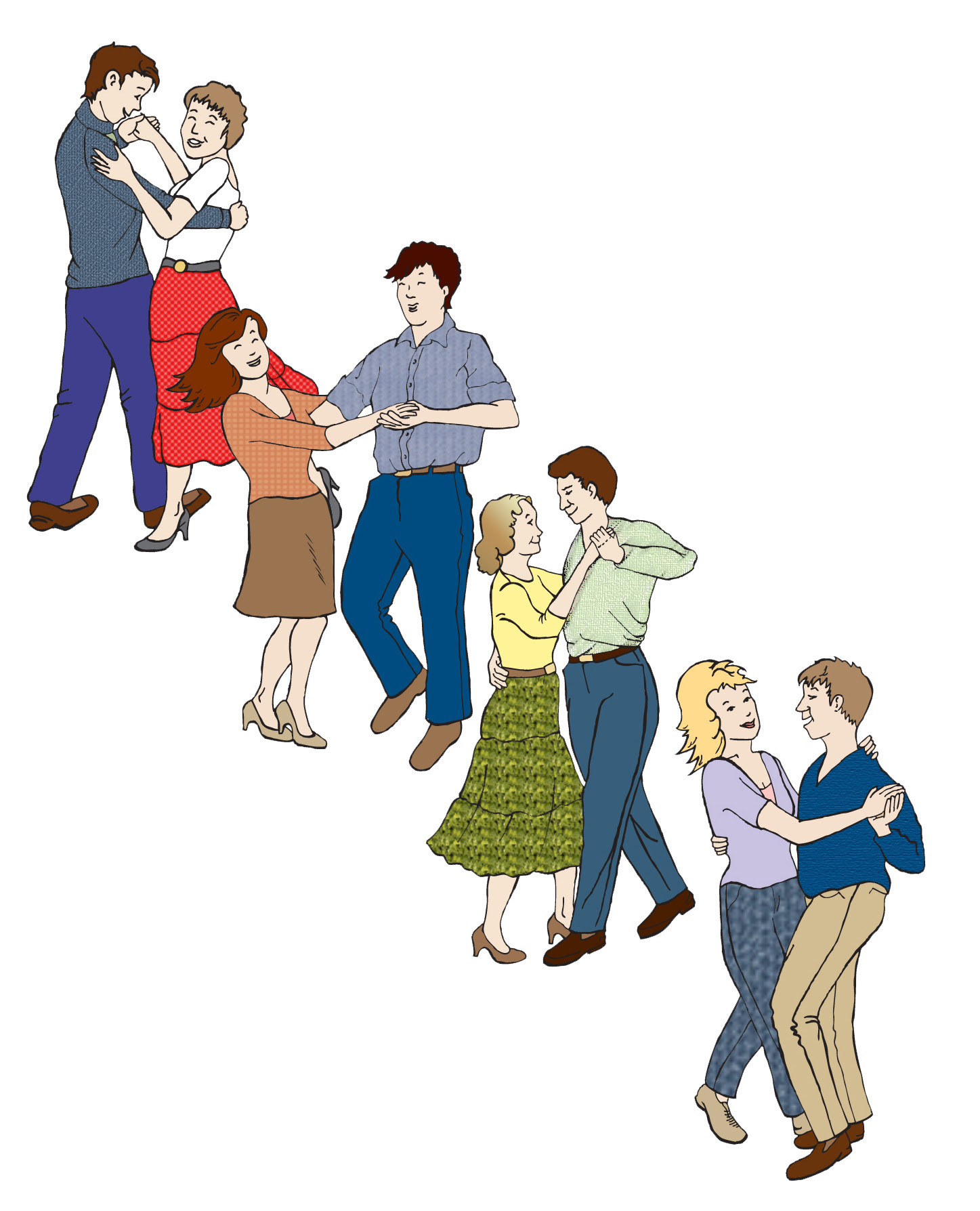 Line Dancers Clip Art Best Free Library