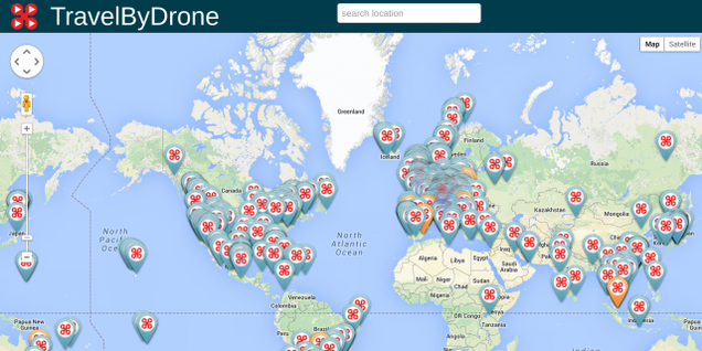 Fly Around The World With This Map of Drone-Recorded Videos