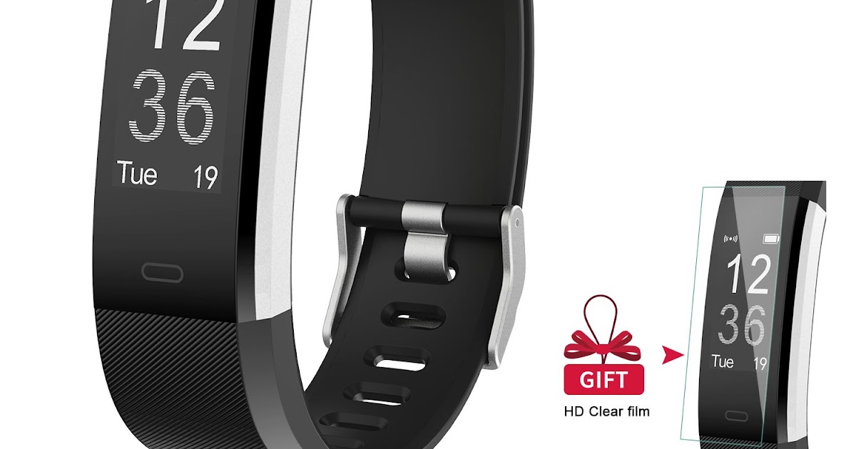 elink oled fitness tracker with heart rate monitoring