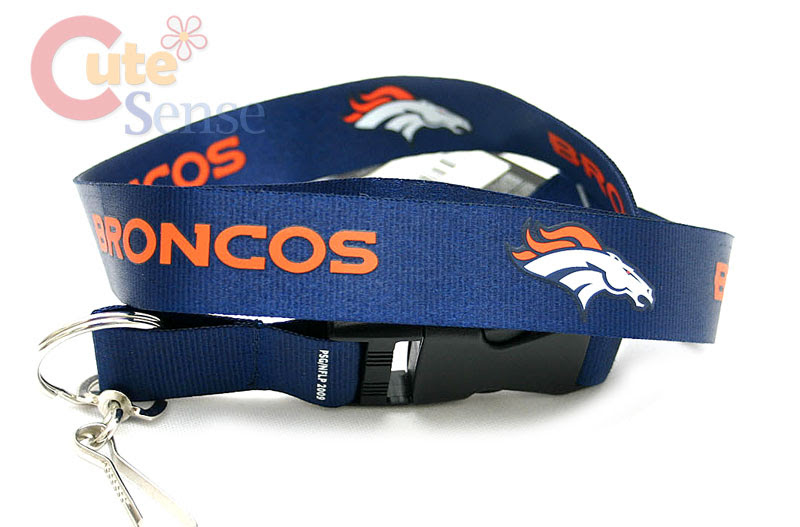 NFL Denver Broncos Lanyard NFL Key Chain Ticket Holder eBay NFL Denver Broncos Lanyard NFL Key Chain Ticket Holder eBay