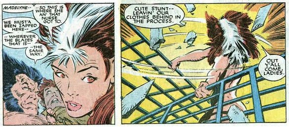 Fencing and debris provided by kind permission of the Comics Code Authority.