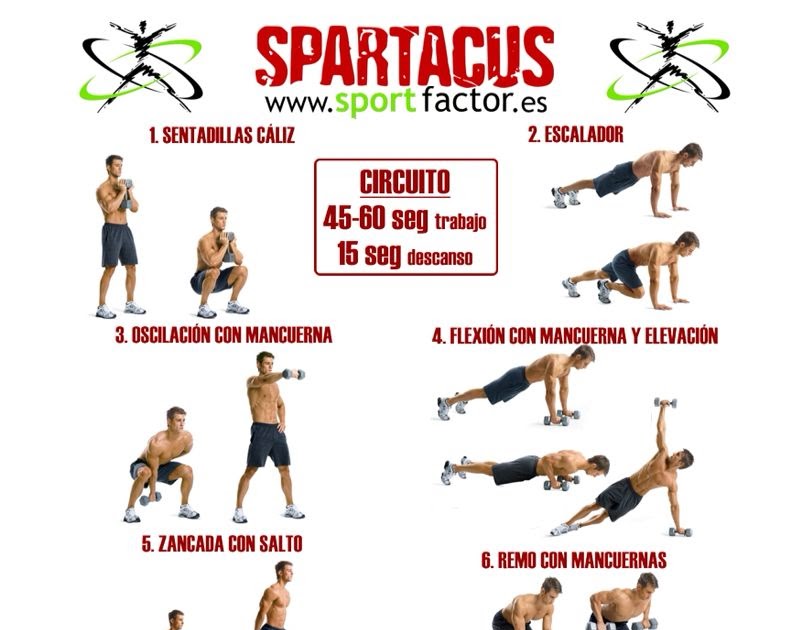 The Spartacus Workout Printable - Spartacus Workout Mens Health Uk
