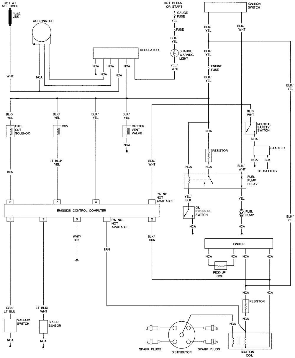 1997 Toyotum Celica Wiring Diagram