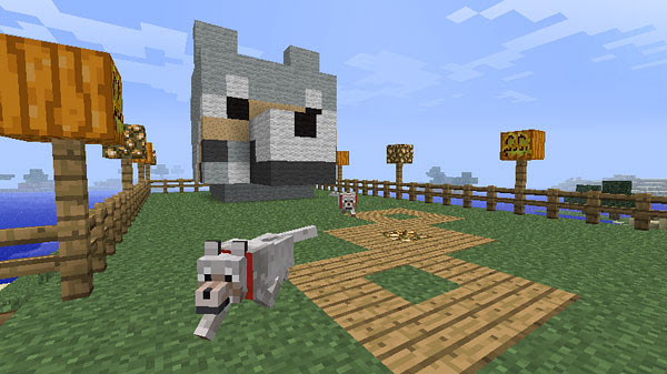 最高のマインクラフト エレガントマイクラ 犬 家