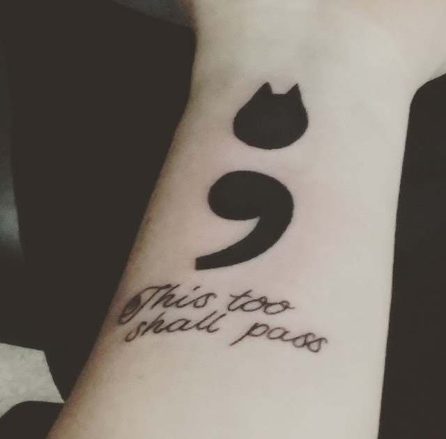Mental Strength Mental Health Semicolon Tattoos - Etuttor