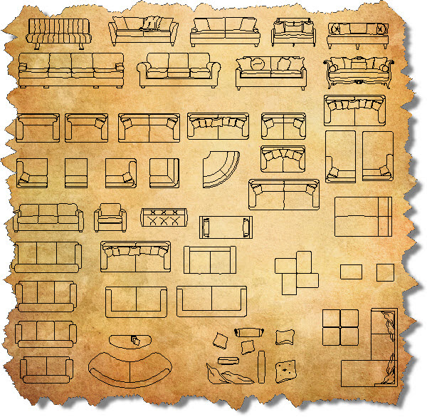 CAD Furniture Blocks | AutoCAD Furniture Symbols | CAD Blocks of