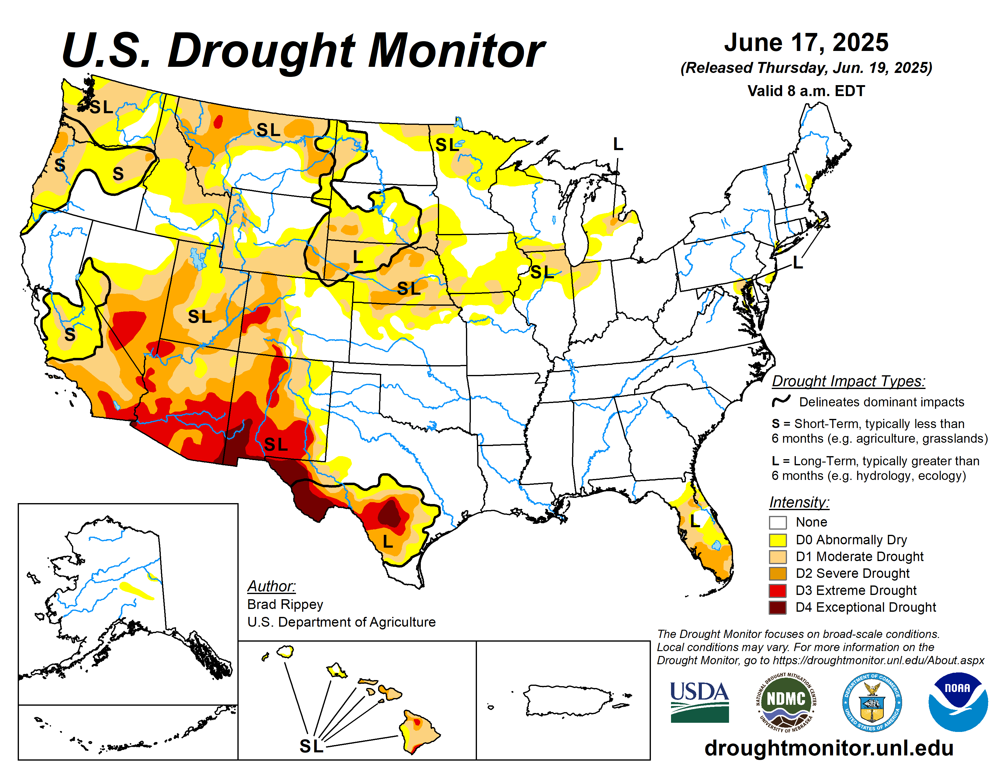 Map Of Us Drought Topographic Map of Usa with States