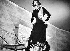 Katharine Hepburn and Cary Grant tumbling in "Holiday" (1938).