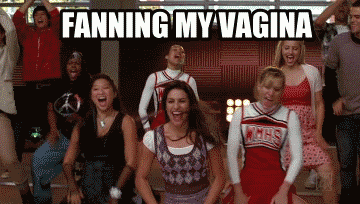 glee gif photo: Fanning My Vagina wt62s7jpg.gif