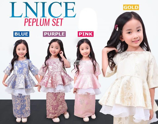 Fesyen Baju  Peplum  Budak 