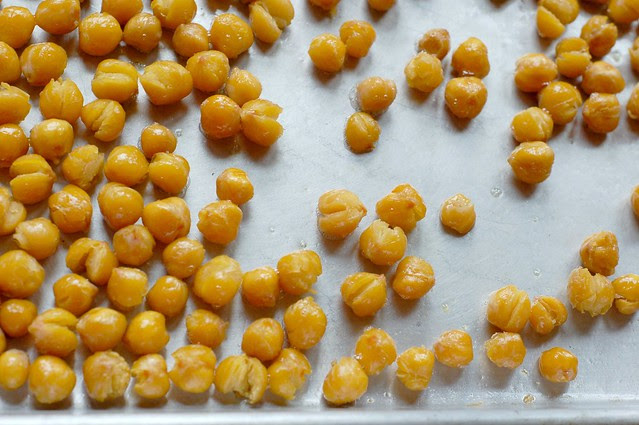 Roasted chickpeas by Eve Fox, Garden of Eating blog, copyright 2011