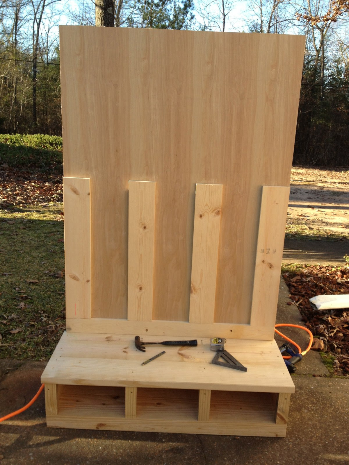 Hall bench woodworking plans