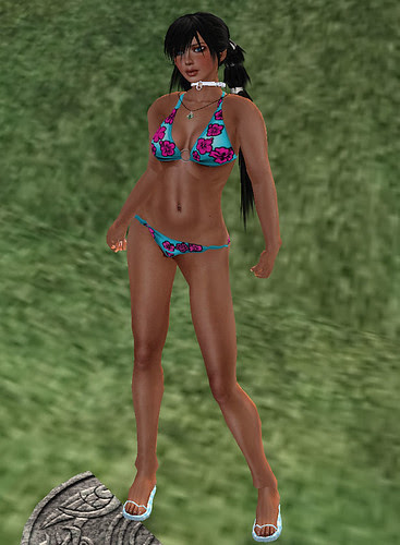 hunt prizes Heat Wave #01 Alexohol fashions hawaiian bikini flip flops