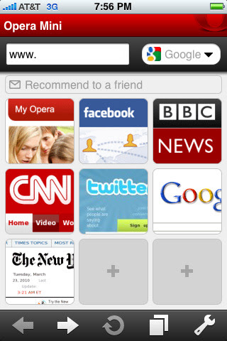 Opera Mini:移动浏览器