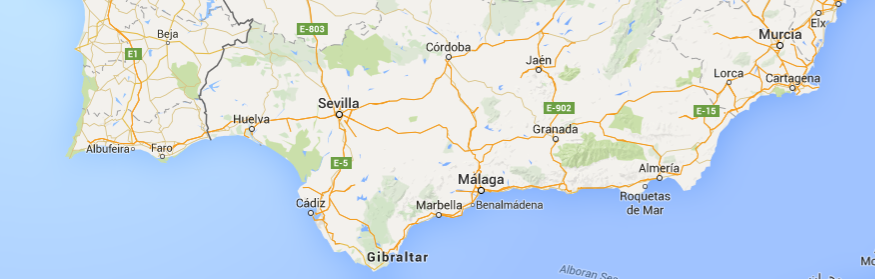 Södra Spanien Karta | Karta Mellersta
