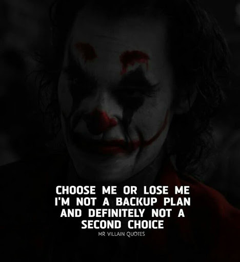 Variety Of Words And Phrases Through Joker Breakup Quotes