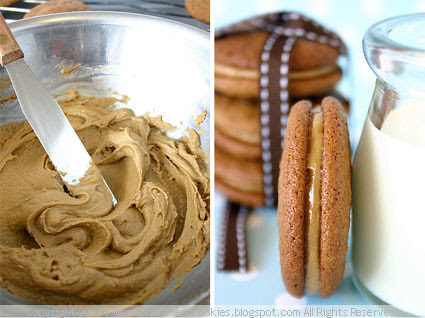 Molasses icing and Sandwich cookies