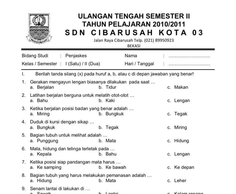 Soal Dan Jawaban Penjaskes Tentang Narkoba Kelas 10 Semester 2 - Ahli Soal