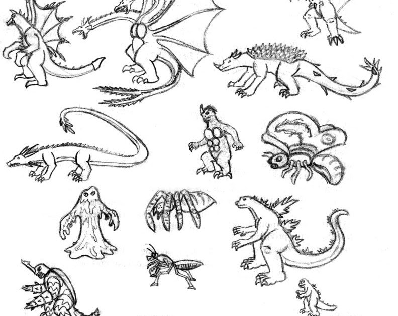 Monster Legends Coloring Pages - Monster legends coloring pages color