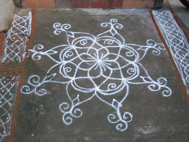 Iyer traditions: My collections of free hand kolam