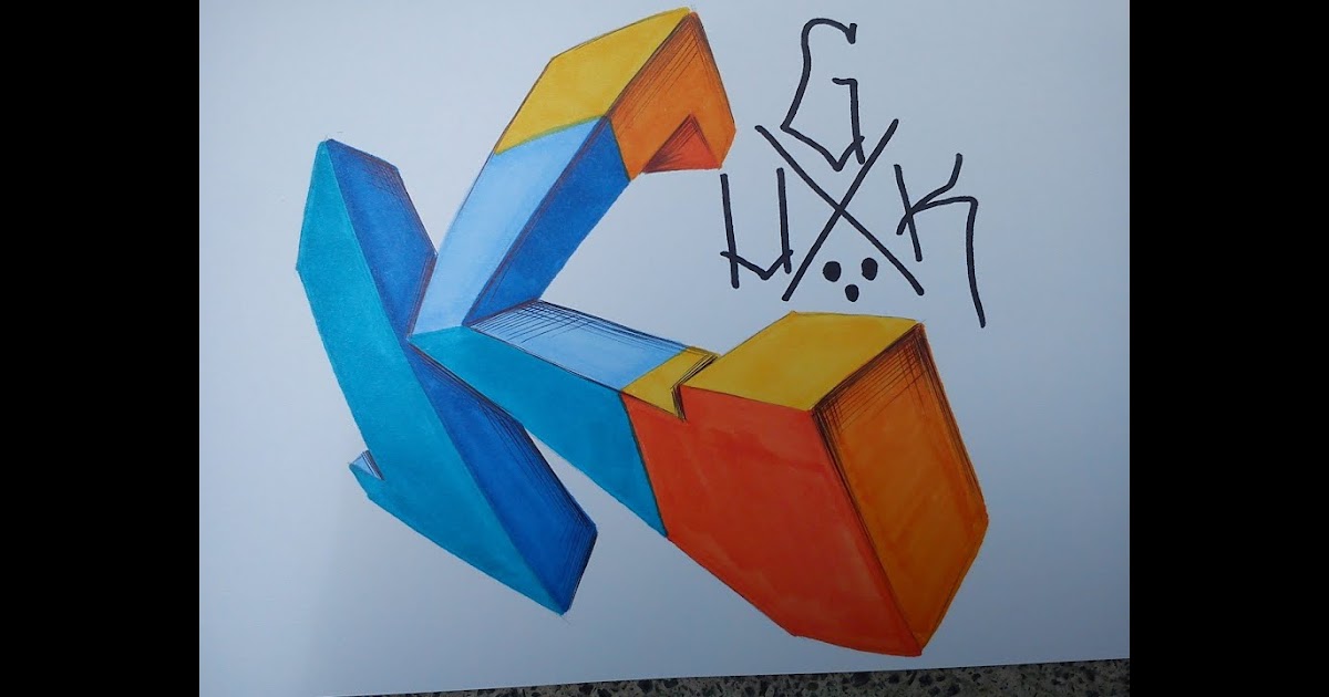 Letras Abecedario Graffiti 3D Wildstyle : El material más usado en