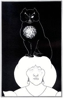 the black cat by aubrey beardsley