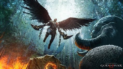Kratos God of War 4 Art Wings Monste Wallpaper #2880 Kratos God of War 4 Art Wings Monste Wallpaper #2880