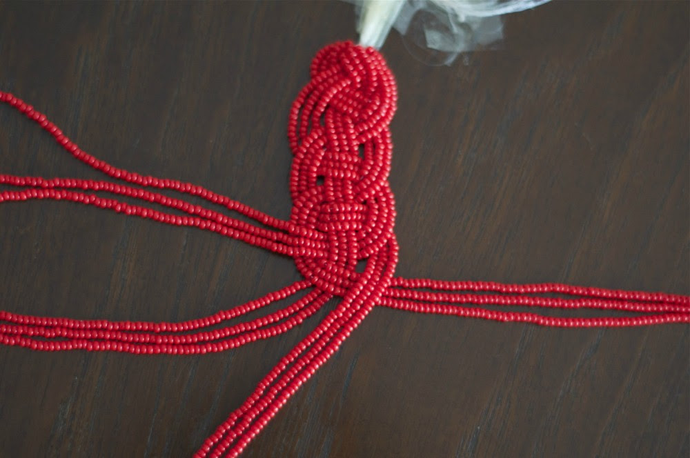 Le Fanciulle Woven Bead Necklace