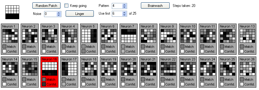 Pattern Sniffer screen shot