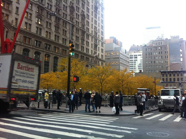 Walk Downtown - The Clearing of Zuccotti Park