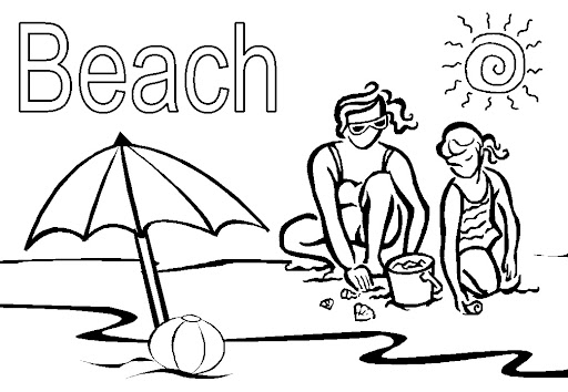 Download 47+ Crafts Birthday At The Beach Craft Coloring Pages PNG PDF File