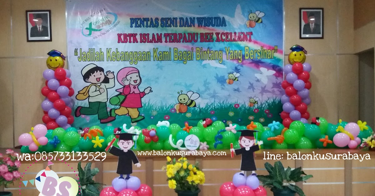 10 Ide Dekorasi Panggung Wisuda Paud Panicon Streets