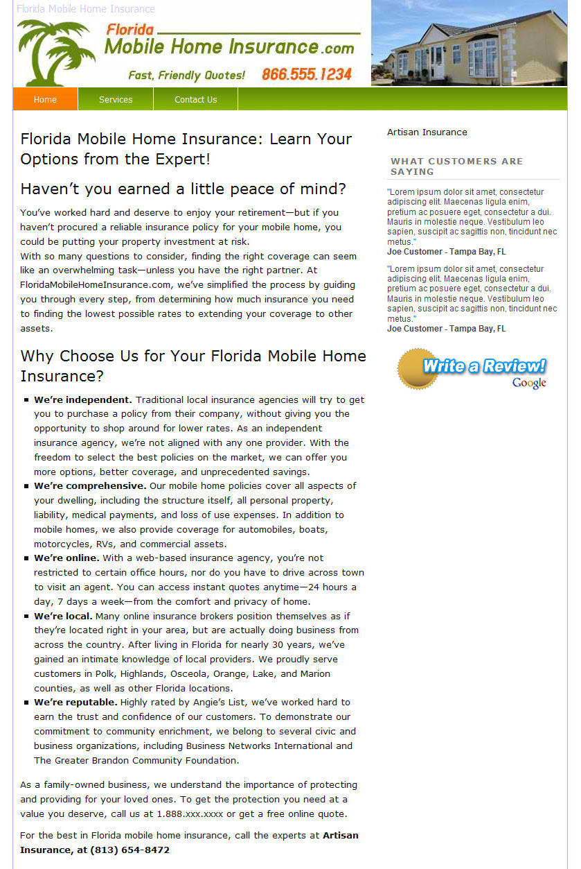 77 Awesome Mobile Home Insurance Quotes Online