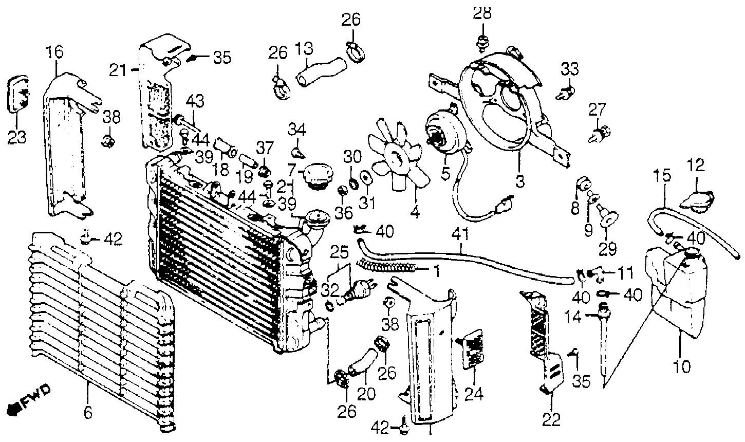 2001 Ford Focu Cooling System Diagram