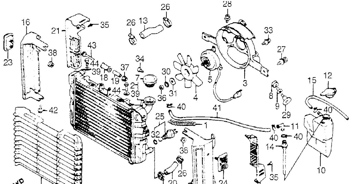 2002 Ford Explorer Radiator Diagram - General Wiring Diagram