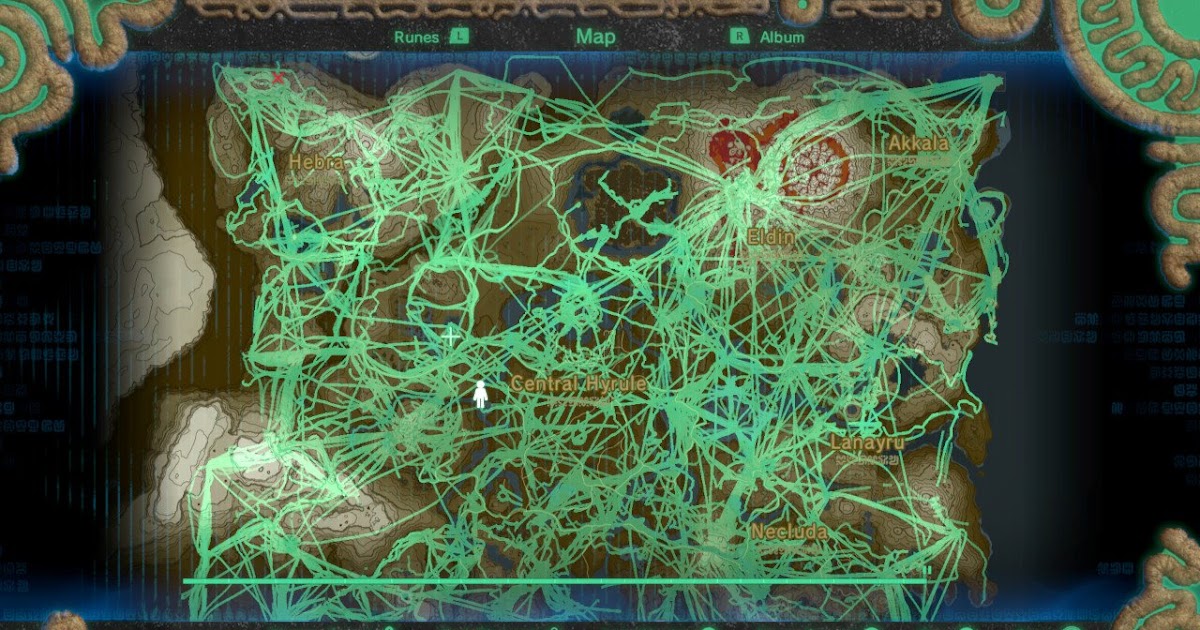 Map Of All Shrines In Breath Of The Wild Maps Catalog Online