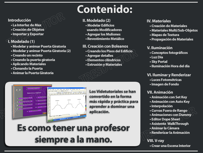 curso 3dsmax 3d max studio estudio español tutoriales