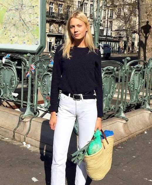 Le Fashion: Street Style: What To Wear With A Basket Bag