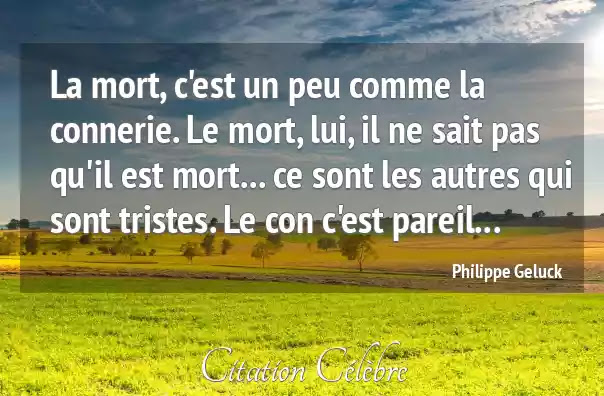 Citation Sur La Mort Et La Tristesse killopps