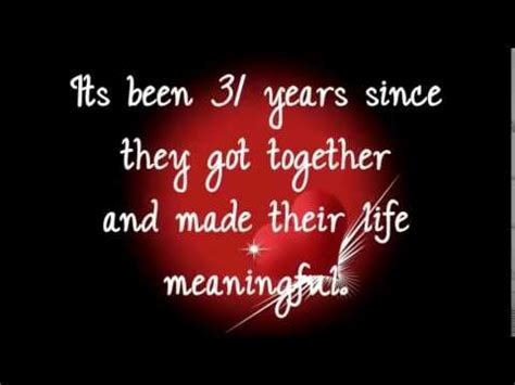 Updated Info 31st Wedding Anniversary Images